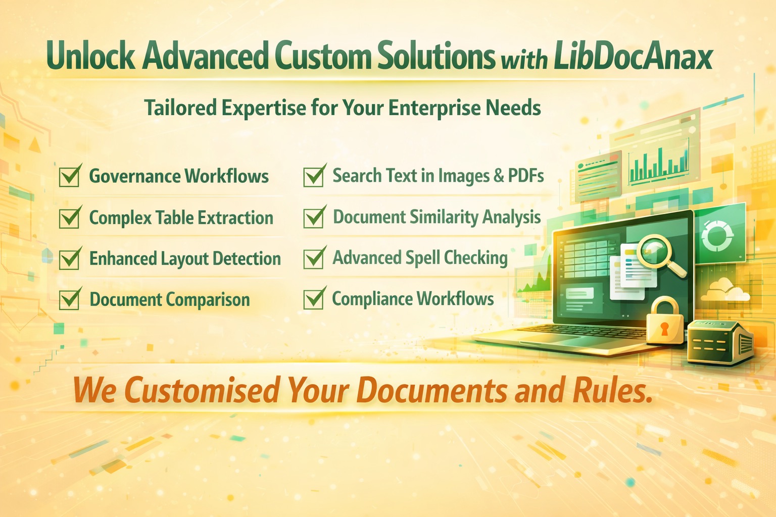 We Customised Your Documents and Rules” enabled